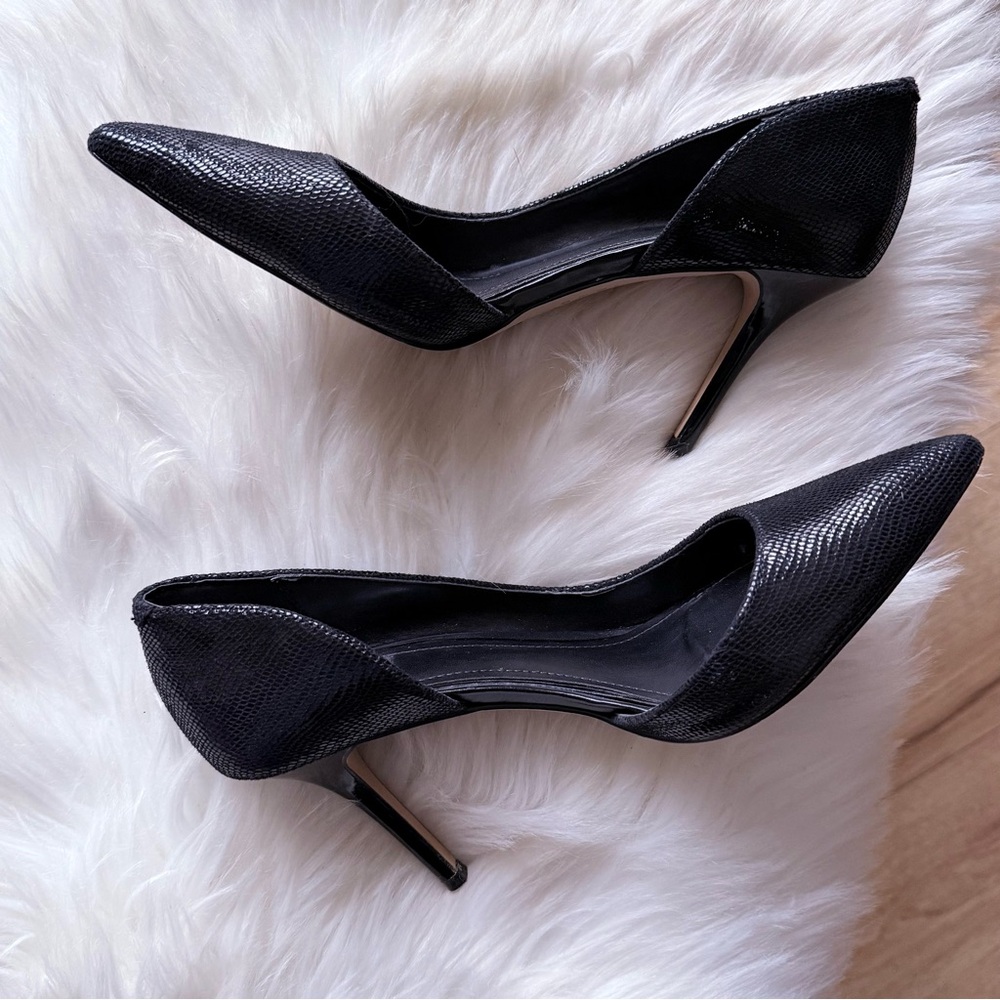 Black House White Market Shiny D'Orsay Pumps - Picture 7 of 11